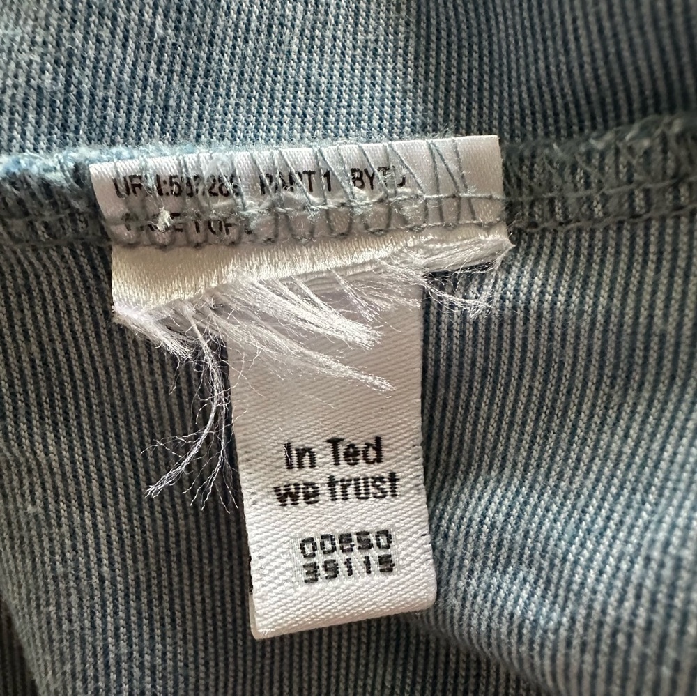 TED BAKER London Blue Button Collar Polo Shirt Pocket Short Sleeve Size L - Picture 9 of 13